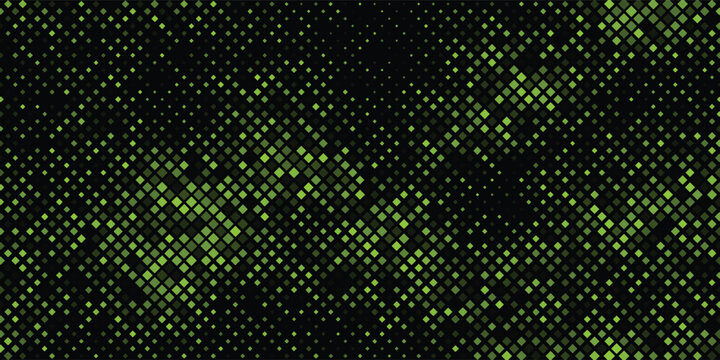 Digital Green digital technology background. Digital data dots green pattern pixel background. vector illustration art