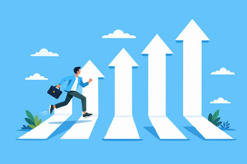 Fototapeta premium Business Growth and Success