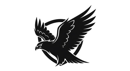 Fototapeta premium Majestic Eagle Soaring - A Symbol of Freedom and Power.