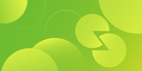 geometric background green simple design modern light