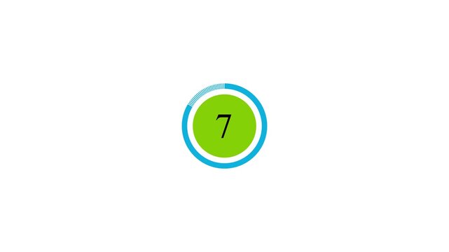 Number forty five in a Circle: A vibrant green circle prominently displays the number forty five, encircled by a soft blue ring, symbolizing completeness and balance.