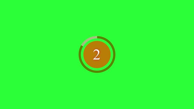 Numerical Countdown: An isolated icon showing the number 10 in a circle, set against a bright green backdrop, a simple yet effective way to represent progress or sequence.