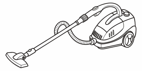 A compact and efficient handheld vacuum cleaner with a variety of attachments Vector © rabi