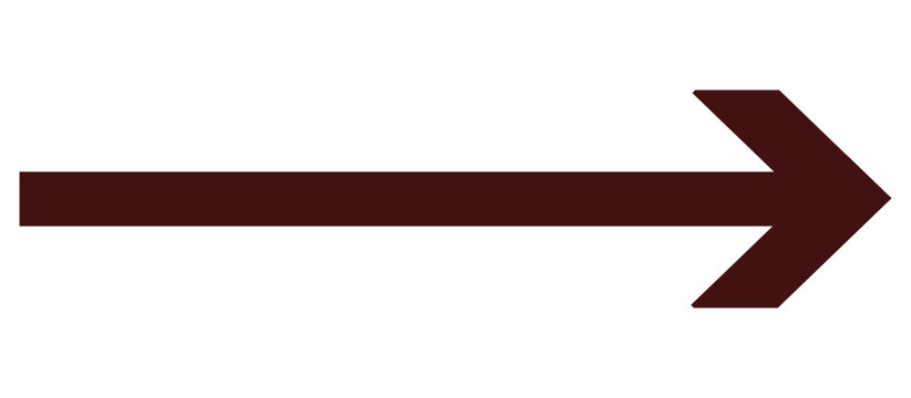 right arrow icon with thick horizontal line bold navigation symbol flat vector design