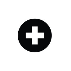 Fototapeta premium Medical Plus Icon Representing Healthcare and First Aid