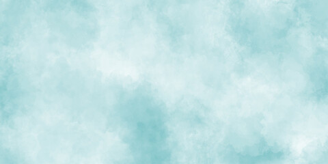 Obraz premium Soft Cyan and Light Blue Abstract Watercolor Splash Background with Ethereal Cloud Blur, Gradient Ink Wet Effect, Hand Drawn Artistic Stains, and Minimalist Dreamy Canvas Texture.