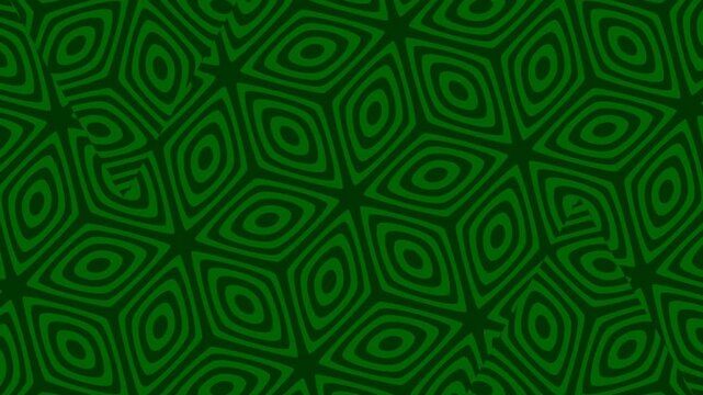 Repeating Green Geometric Pattern Background.