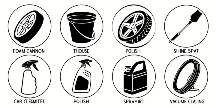 A diverse collection of intricate and artistic line drawings featuring various objects and designs Vector