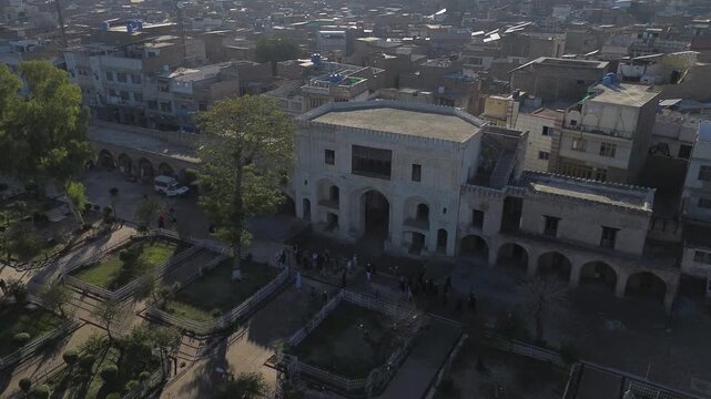 Views of Peshawar and one of its truck workshop