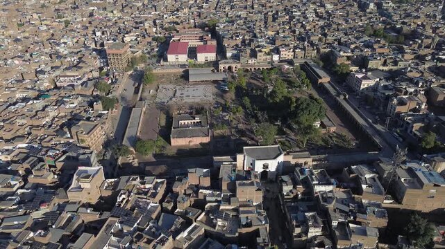 Views of Peshawar and one of its truck workshop