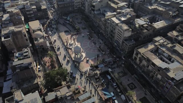 Views of Peshawar and one of its truck workshop