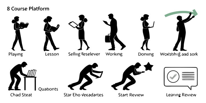 Illustrated guide to various types of push-ups and their proper execution. Vector