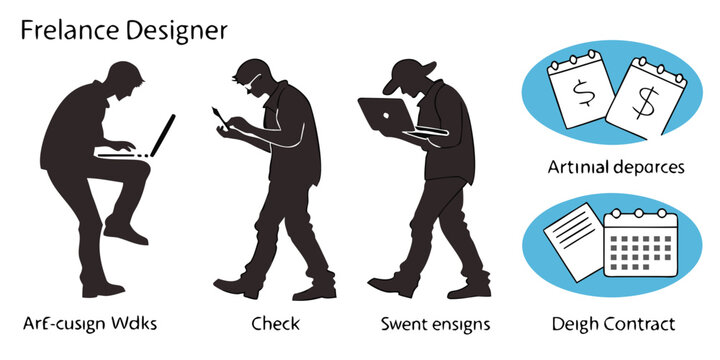 Evolution of mobile phone design from 1983 to 2013 Vector
