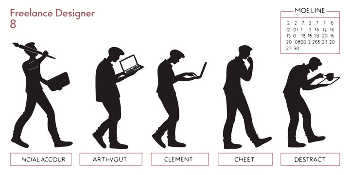 Evolution of furniture design from ancient times to modern era Vector