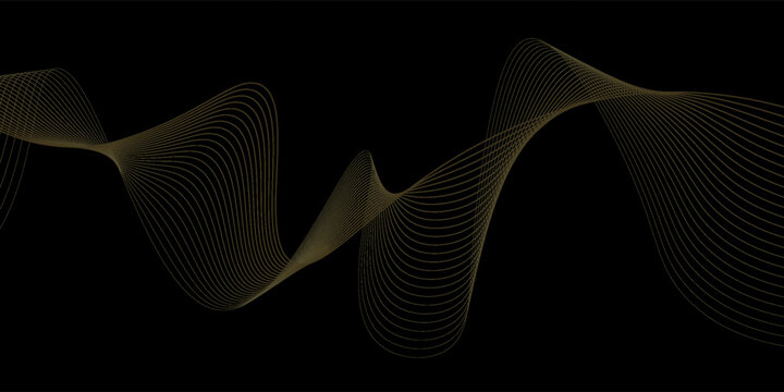 Top modern design black background with luxury golden elements vector illustration. futuristic exclusive