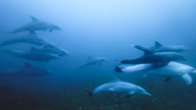 bottlenose_dolphin_pod_swimming_underwater_protea_banks_south_africa_4k
