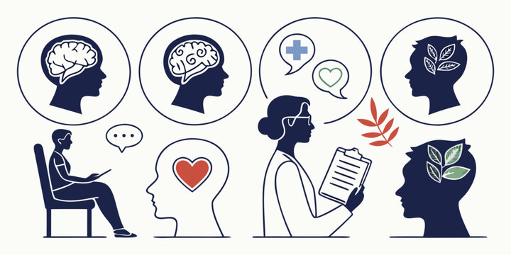 Diverse group of people sharing their thoughts and feelings in a supportive environment Vector