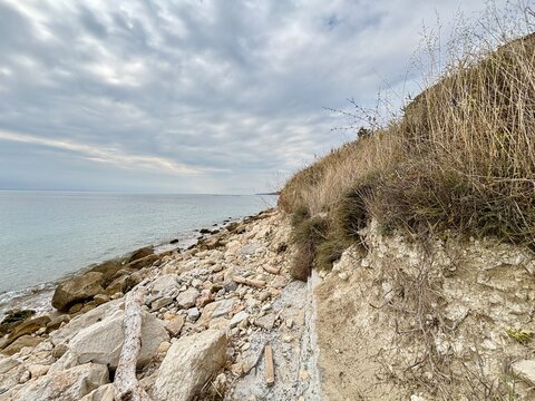 Abandoned Coastal Pathway between Albena and Balchik, Bulgaria