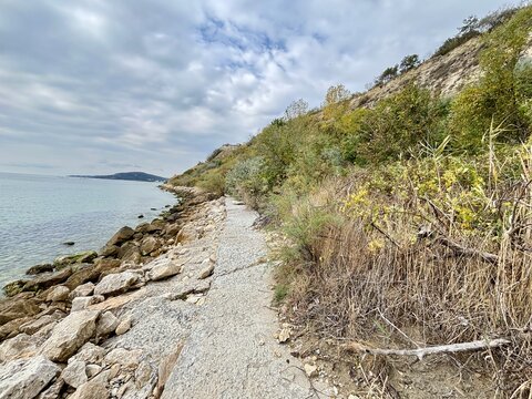 Abandoned Coastal Pathway between Albena and Balchik, Bulgaria