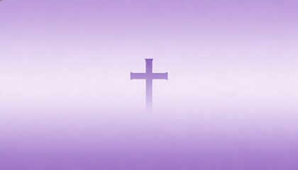 Soft Purple Gradient Background for Good Friday and Lent Design