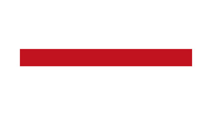 Obraz premium Solid Red Rectangle Bar for Background or Design Element with Copy Space