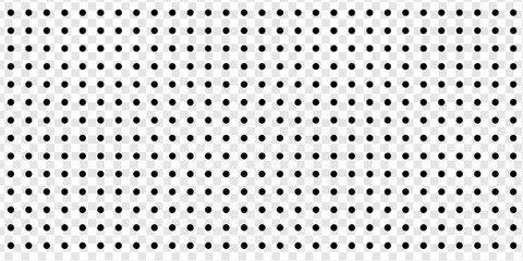 texture for note or notebook. black sheet paper. white mesh pattern. seamless Polka dot background.