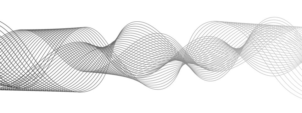 Vector Dynamic Lines, A Minimalist Abstract Art Piece Featuring Flowing Grids And Graceful Curves, Suggesting Movement And Data Flow, Is Ideal For Modern Designs