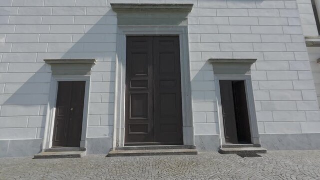 Switzerland, Vira, Exterior of The San Carlo Borromeo Church