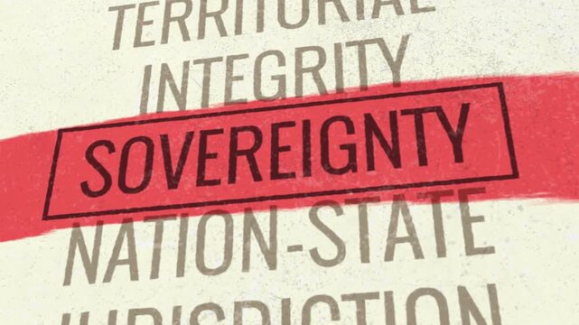 Sovereignty 3D Scrolling Title Animation