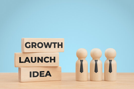 Idea launch growth startup innovation concept