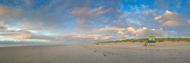 Panorama Strand auf der Insel Langeoog © Henry Czauderna