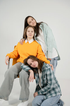 Teenage friends enjoying quality time together