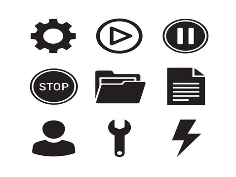 Creative and Dynamic Software Development Kit Icons