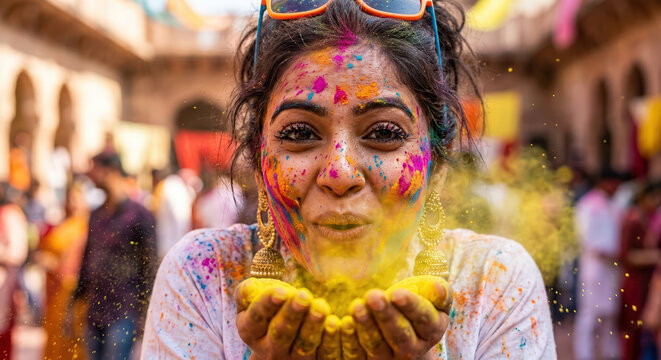 Holi festival:traditions indiennes et leurs rituels symboliques