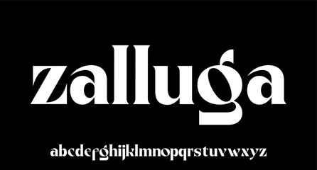 Obraz premium zalluga the luxury and elegant font glamour style 