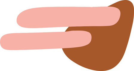 Abstract Organic Shapes with Earthy Tones Background Design