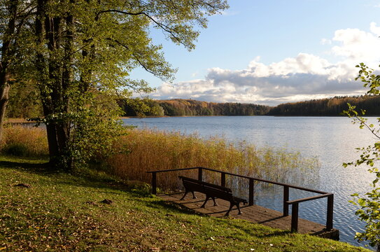 Lake Marinovo. Vishtynetsky Nature Park. Kaliningrad region