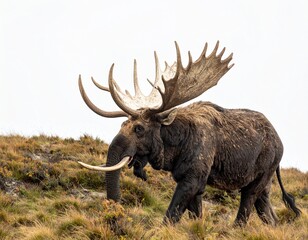 Obraz premium Strange elephant alone in image