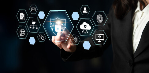 AI cybersecurity safeguards systems with encryption, access control, and AI secure data flow....