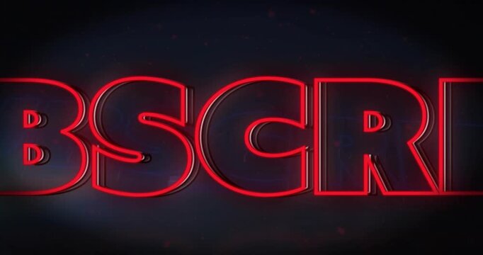 Camera pulling back, panning right, 3D SUBSCRIBE letters pulsing, revealing centered title for CTA