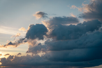 Obraz premium sunset in the clouds