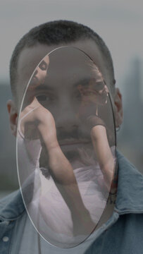 Vertical Mask Object Transitions 04
