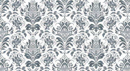 Fototapeta premium Luxurious Vintage Damask Texture for Interior and Fashion Design