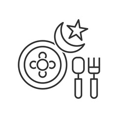Ramadan Iftar Food Icon
