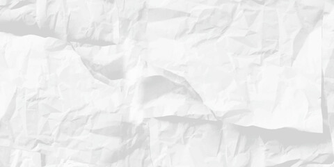 Obraz premium white crumpled paper. White paper crumpled texture, Popular in used as background. Clean white paper