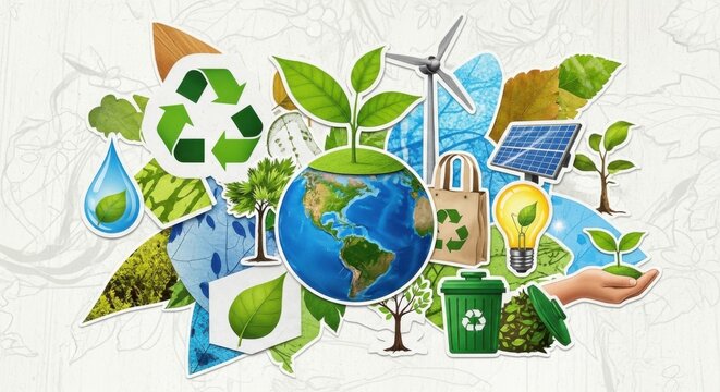 Eco-Friendly World - Sustainable Practices and Environmental Conservation.