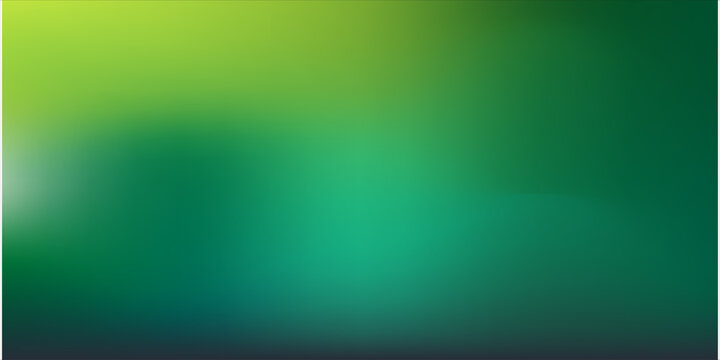 Abstract green gradient background with smooth blur and soft color transitions, modern minimal design for nature, technology, and business themes.