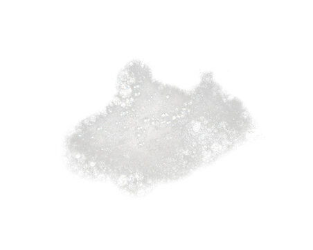 White Soap Foam Splash Isolated on Transparent Background &ndash; Realistic Cleaning Bubbles PNG