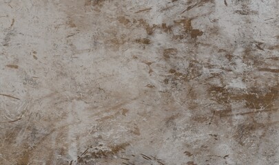 A distressed, mottled background of warm beige and earthy brown tones with rough, textured patches, evoking an aged concrete or plaster surface © omkuhh