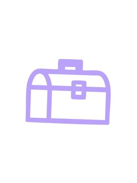 jiggle and pause animation of tool box symbol icon